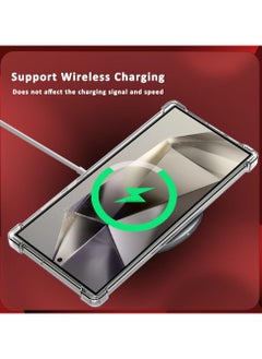 Houmt Samsung Galaxy S24 Ultra Case Transparent Anti-Yellowing Anti-Scratch Galaxy S24 Ultra Cover Slim Thin Camera Protection Phone Case for Galaxy S24 Ultra 6.8 inch  - Image 4