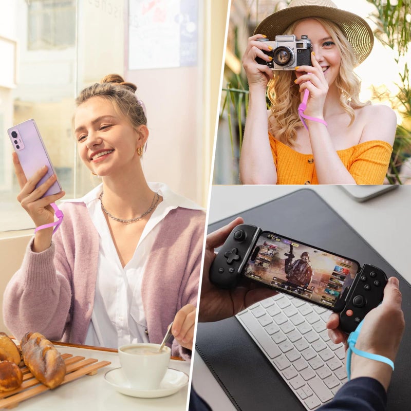 yueton 5pcs Universal Hand Wrist Strap Wristlet Wristband with Lock for Wii Remote Controller, Mobile Phone, MP3, Digital Camera - Image 5