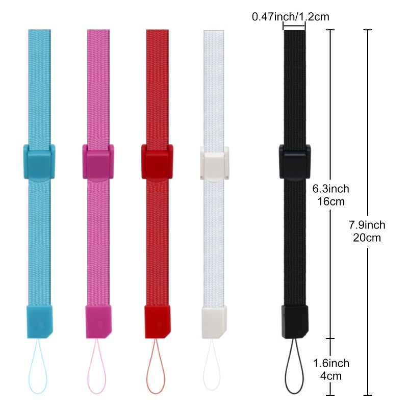 yueton 5pcs Universal Hand Wrist Strap Wristlet Wristband with Lock for Wii Remote Controller, Mobile Phone, MP3, Digital Camera - Image 2
