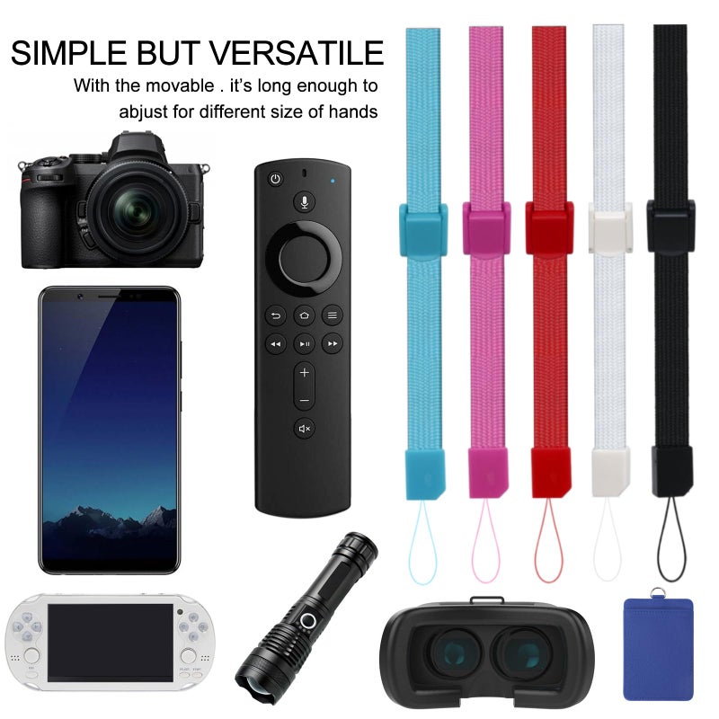 yueton 5pcs Universal Hand Wrist Strap Wristlet Wristband with Lock for Wii Remote Controller, Mobile Phone, MP3, Digital Camera - Image 3