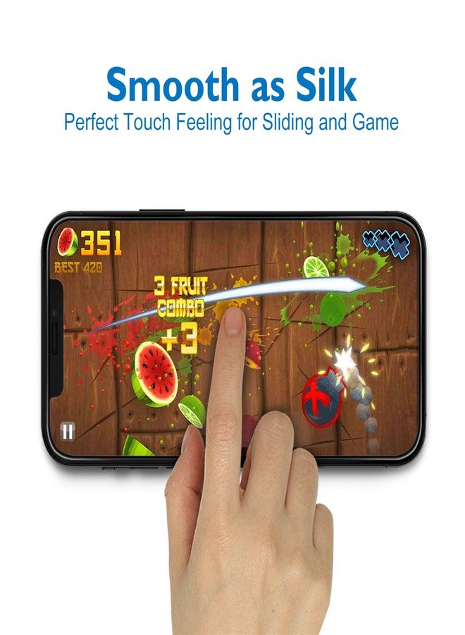 Mothca Matte Glass Screen Protector for iPhone 12 Pro/iPhone 12 6.1-Inch 2020, Anti-Glare & Anti-Fingerprint, Full Coverage Tempered Glass Film - Image 3