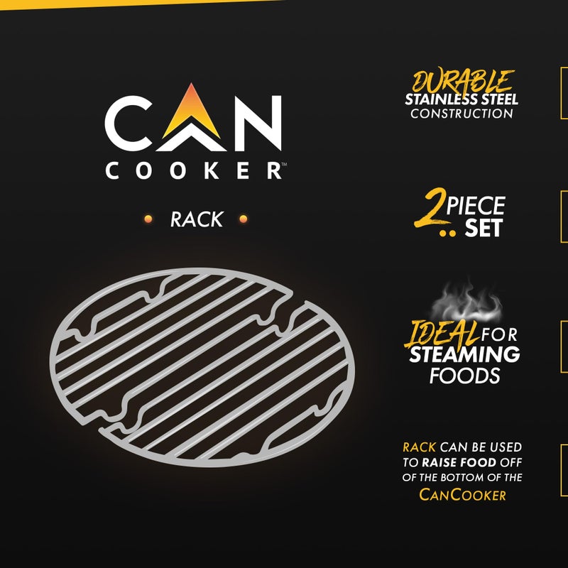 CanCooker Inc Can Cooker Rack, Round, Silver - Image 2