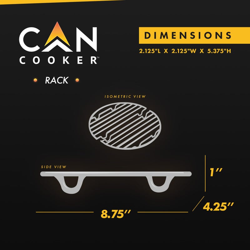 CanCooker Inc Can Cooker Rack, Round, Silver - Image 3