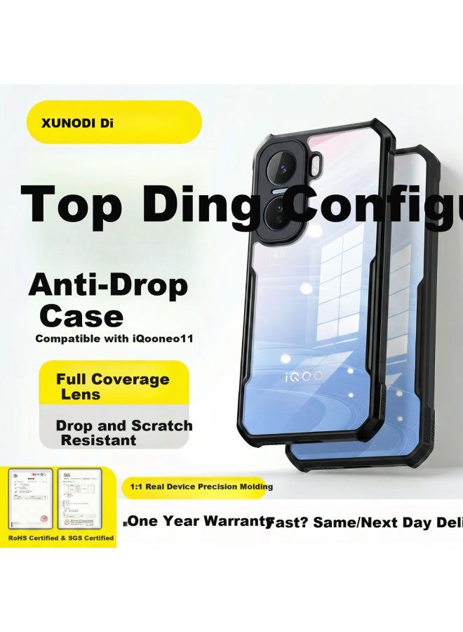 Xundd Compatible With Iqoo Neo 11 Phone Case Neo 11 Airbag Shockproof Silicone Transparent Full-cover Thin Protective Case For Vivo - Image 1