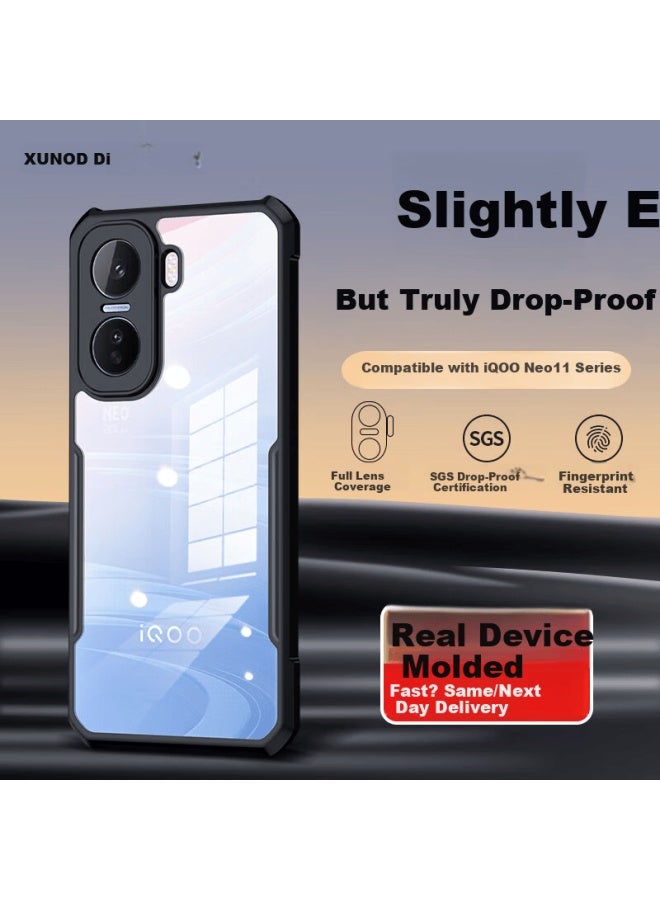 Xundd Compatible With Iqoo Neo 11 Phone Case Neo 11 Airbag Shockproof Silicone Transparent Full-cover Thin Protective Case For Vivo - Image 2