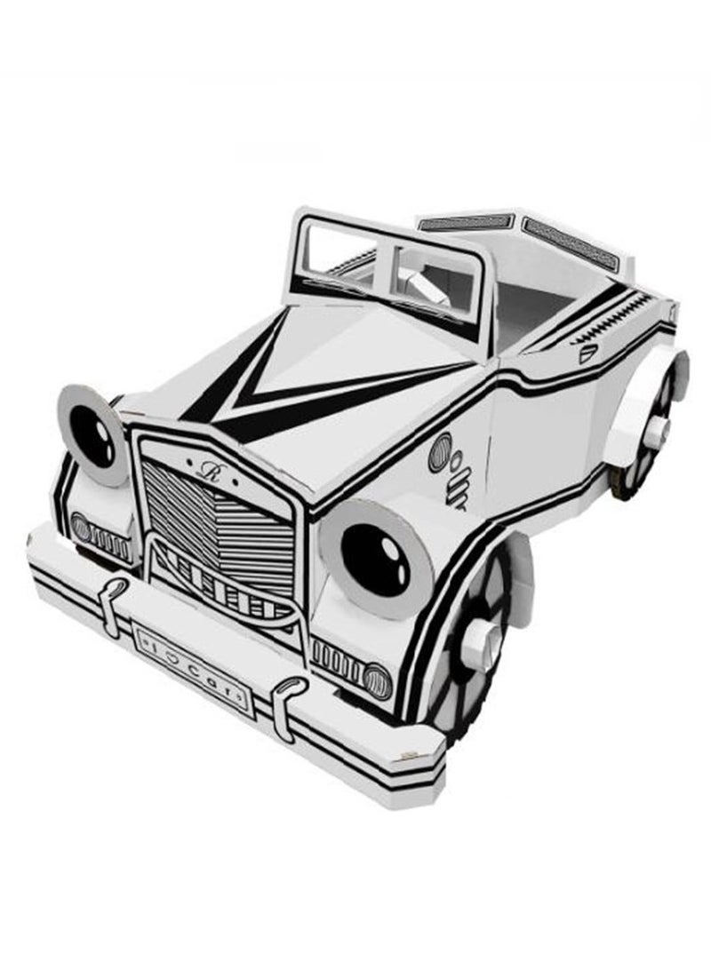 Car Diesel 3D Coloring Cardboard Game - Image 4