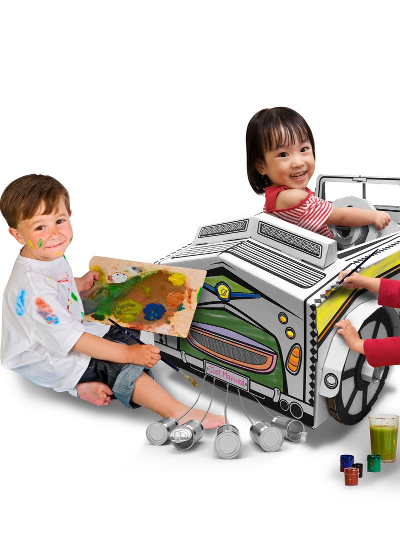Car Diesel 3D Coloring Cardboard Game - Image 2