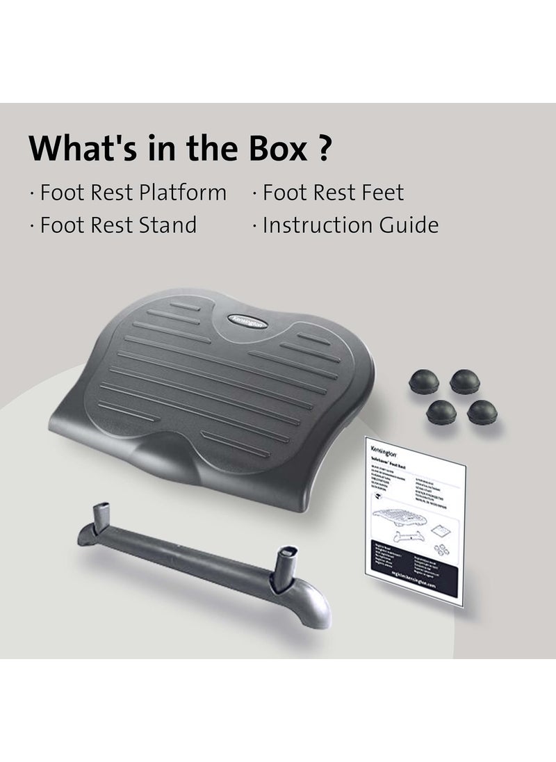 Kensington Kensington SoleSaver Adjustable Footrest K56152US Gray  - Image 4