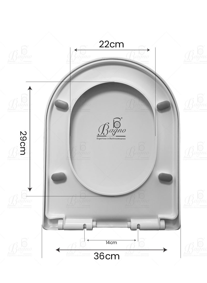 B BAGNO seat cover PP-seat01B white water closet cover, water closet seat cover - Image 4
