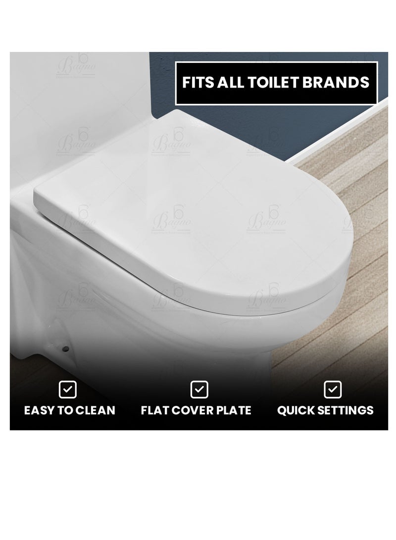 B BAGNO seat cover PP-seat01B white water closet cover, water closet seat cover - Image 2