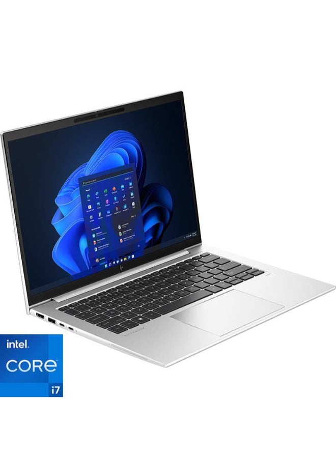 HP EliteBook 840 G10 14-Inch Display, Core i7-1370P Processor/32GB RAM/1TB SSD/Intel Iris XE Graphics/Windows 11 Pro English/Arabic Silver - Image 2