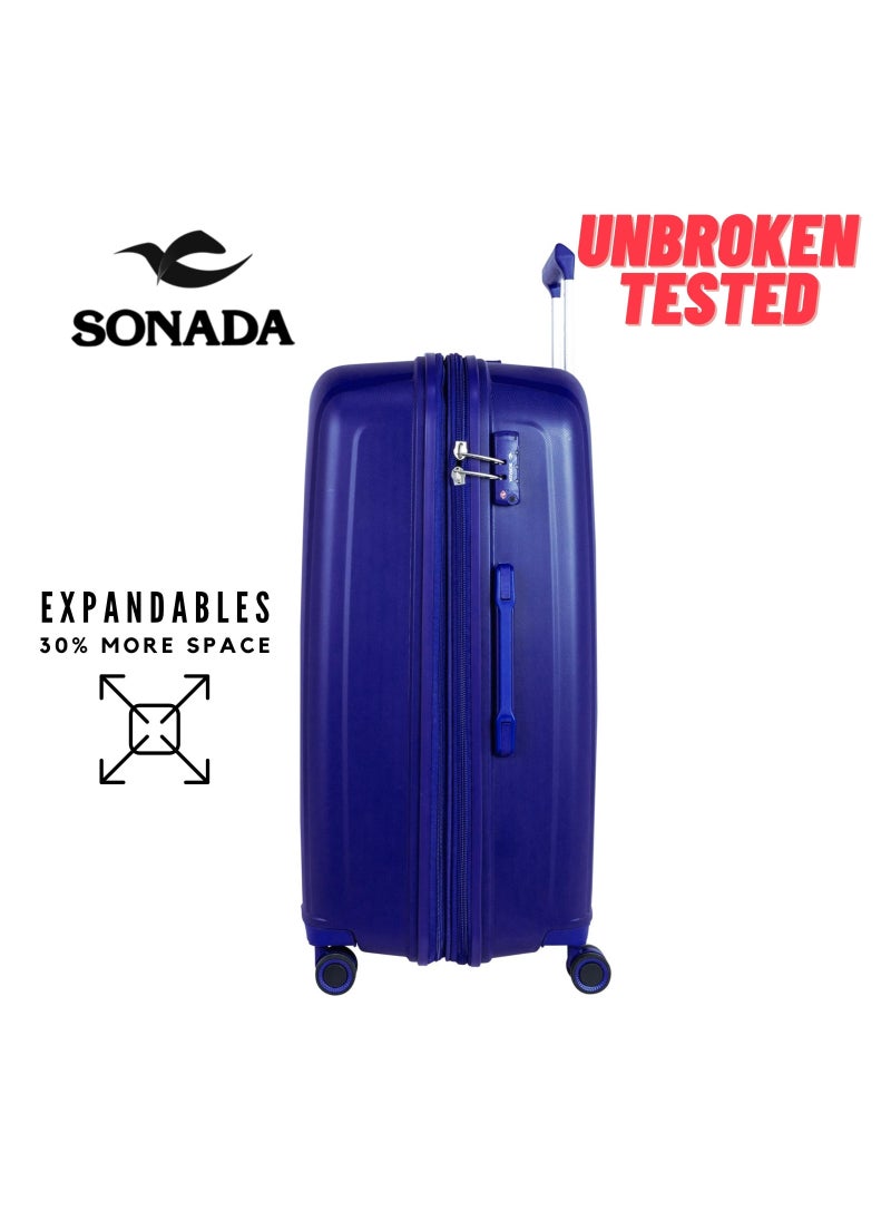 SONADA - Unbreakable Luggage Set of 4 With 4 Double Wheel - Image 1