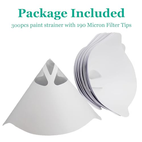 Zilphoba 100pcs 190 Micron Paint Strainer, Paint Filter for Latex Paint, Paint Sprayer, Airbursh Artist, Resin Filtering - Image 4