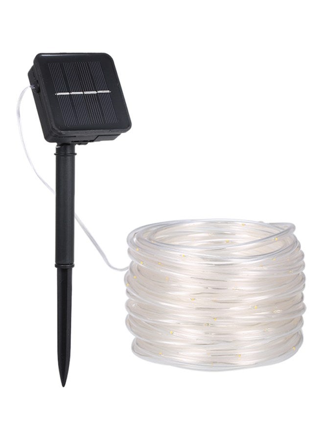 إسكدنيا سلسلة مصابيح إي إي دي تعمل بالطاقة الشمسية أبيض/ أسود 12متر - Image 1