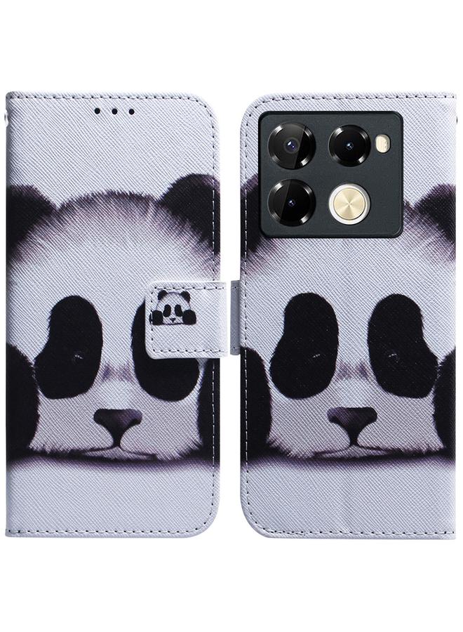 زبون جراب لهاتف Infinix Note 40 Pro+ 5G، جراب هاتف جلدي قابل للطي برسومات ملونة - Image 1