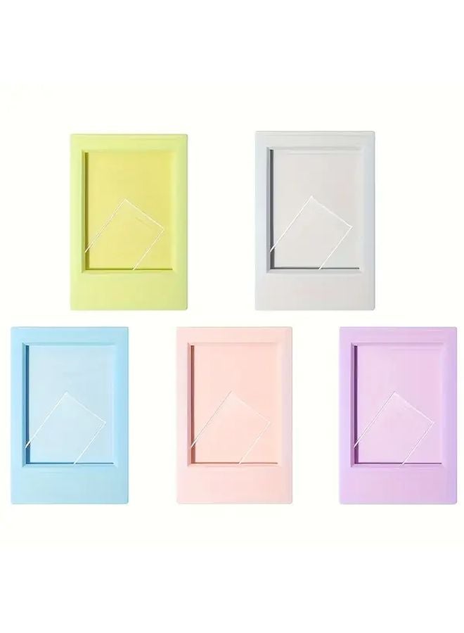 5 قطع إطار صور صغير مجموعة 5 ألوان 9x2x1 بوصة لصور بولارويد - Image 3