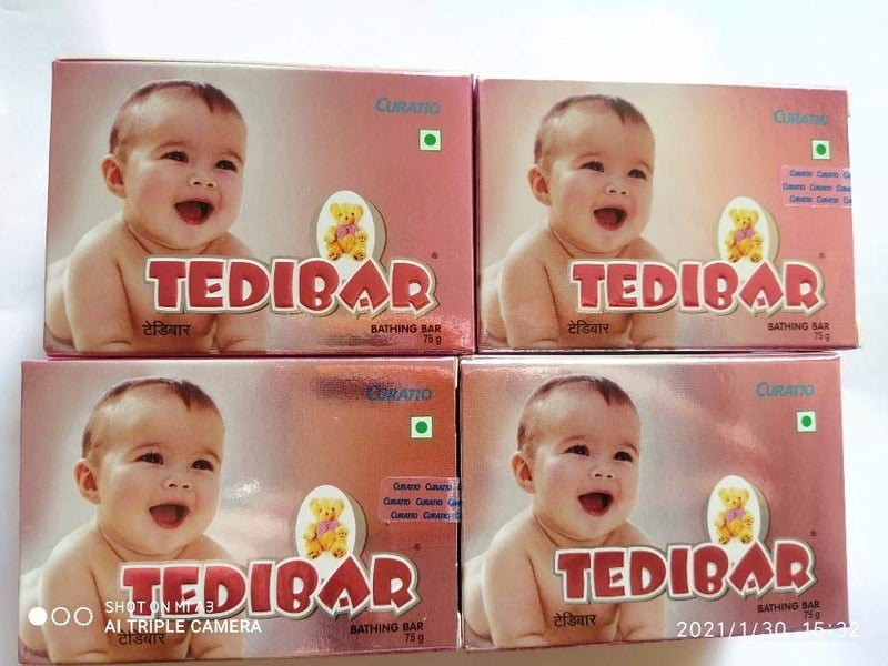 CHILDHOME Curatio Tedibar Soap 75G (Pack Of 4) - Image 1