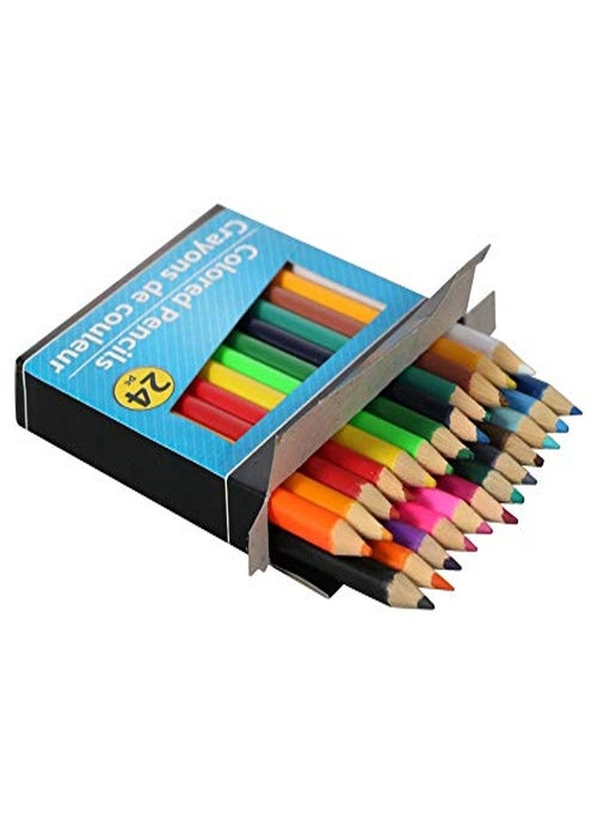 Jot 24 Piece Mini Colored Pencils Arts Craft School Supplies Kids 3 and Up - Image 3