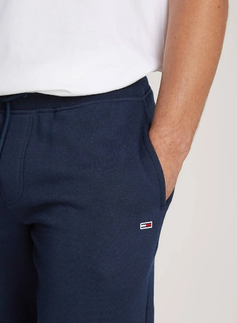 TOMMY JEANS Men's Tommy Flag Slim Sweatpants - Cotton, Blue