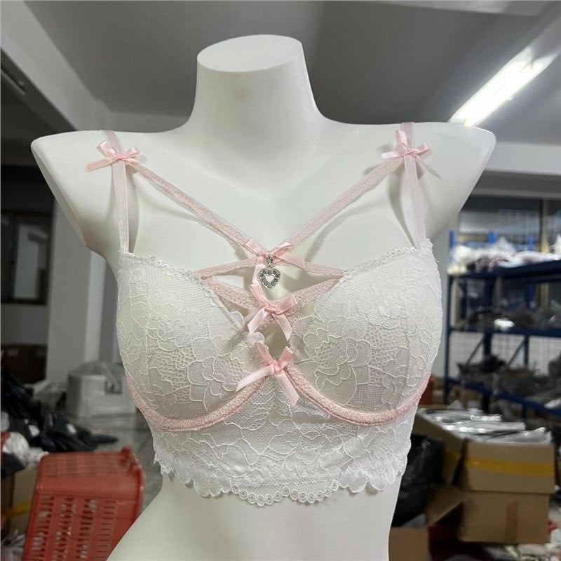 Invoicable Love Fairy [Rabbit Gummy] Magic Revealing Pure Desire Love Pendant Lace Purple Underwear 20 - Image 4