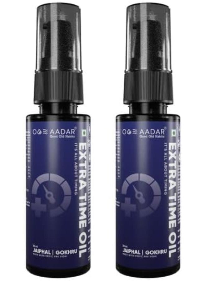 AADAR - Extra Time Oil 30Ml Pack Of 2 - Image 1