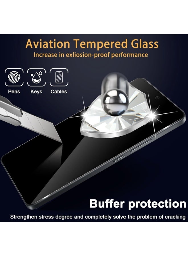 BORTONY Xiaomi Redmi Note 14 Privacy Screen Protector 2-pack Privacy Film 9H Hardness Anti-Spy Privacy For Redmi Note 14 4G - Image 2