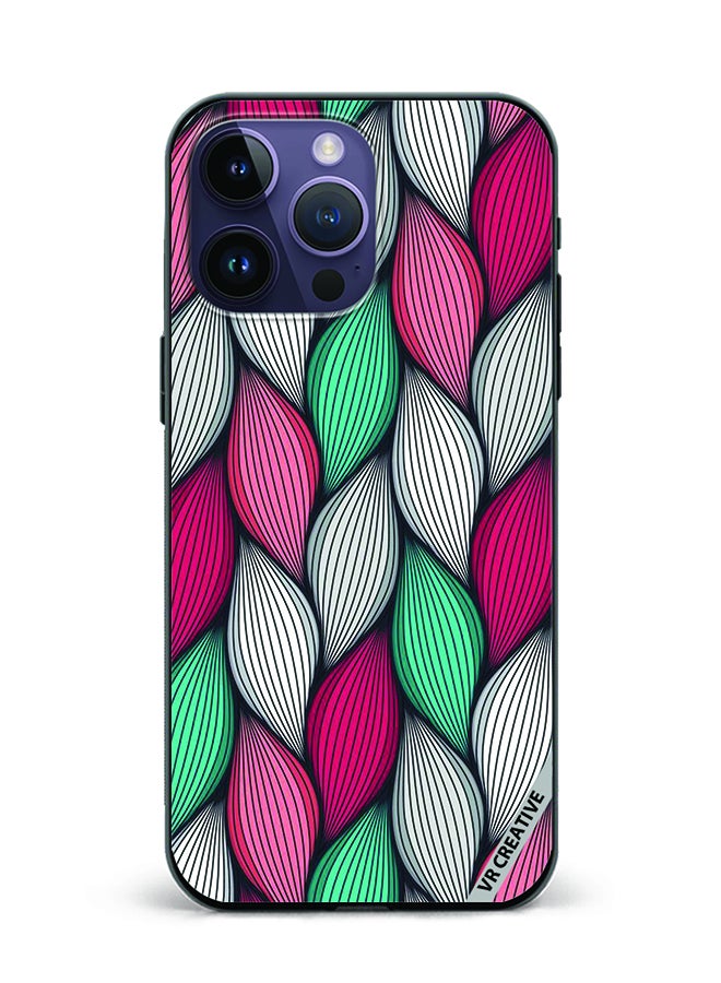 VR CREATIVE Protective Case Cover For Apple iPhone 15 Pro Abstract Design Multicolour - Image 1