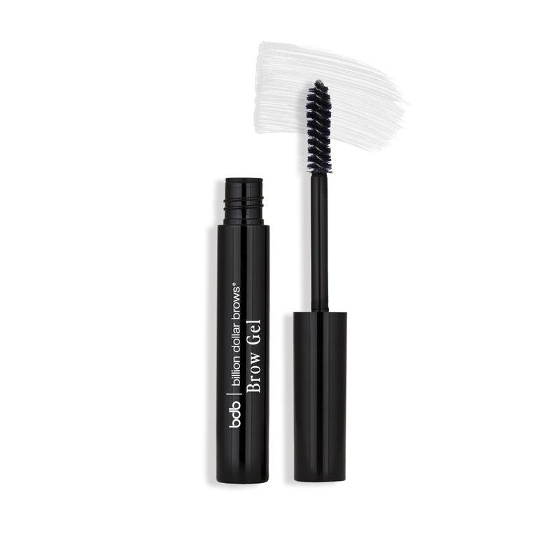 Billion Dollar Brows Eyebrow Gel  LongLasting Clear Formula for AllDay Hold  Glow FlakeFree Flexible Control for Bare or Styled Brows CrueltyFree  Vegan for WorryFree Beauty  Clear