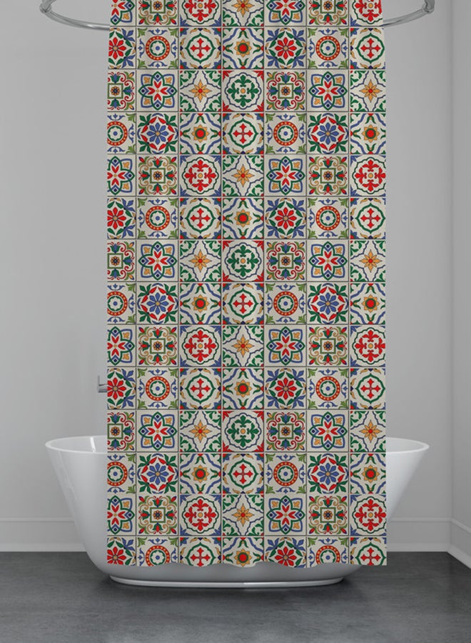 Home Print ستارة حمام مقاومة للماء 
