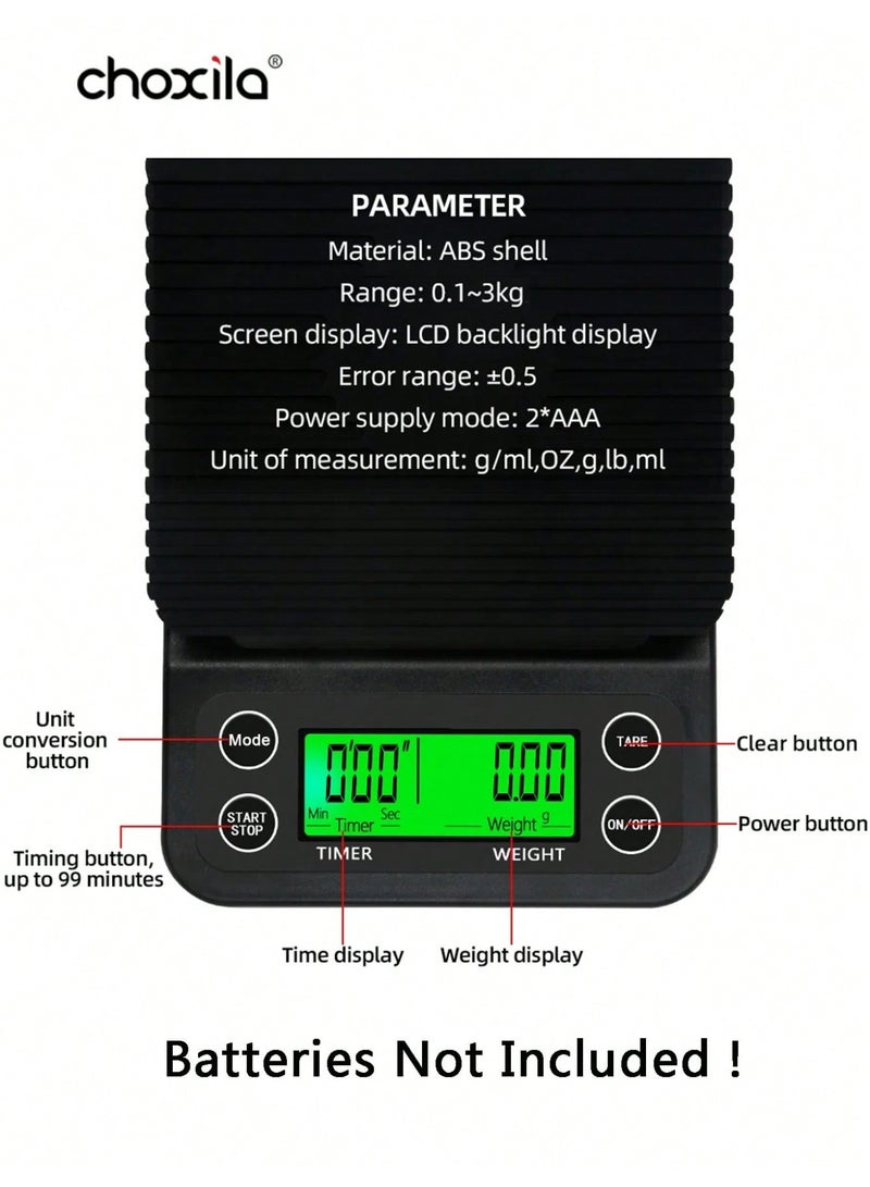 choxila 14pcs/set Coffee Set with Storage Bag, V02 Pour Over Coffee Set, Manual Drip Coffee Accessories Set, Includes: 350ml Gooseneck Kettle, 600ml Coffee Pot, Coffee Filter, Paper Filters, Filter Holder, Digital Scale, Coffee Bean Storage Jar, and Other Accessories. Perfect gift for family, loved ones, and coffee lovers. Perfect for afternoon tea, family gatherings, offices, cafes, and camping - Image 2