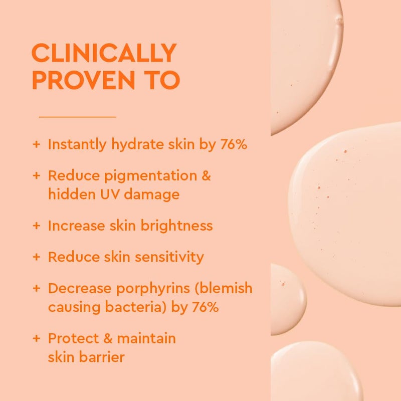 BYOMA بيوما سائل واقي شمس للوجه SPF 50 - واقي شمس خفيف الوزن للغاية لجميع ألوان البشرة - توهج لامع، بدون أثر أبيض - مرطب SPF يقوي حاجز البشرة - 1.69 أونصة سائلة - Image 2