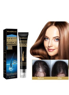 Hair Boost Darken Strengthen Essence, Anti Hair Loss Roll On Massage Hair Loss Treatment for Hair Growth, Promote Hair Circulation, Reduce Hair Loss, Restore Thin Hair 20ml