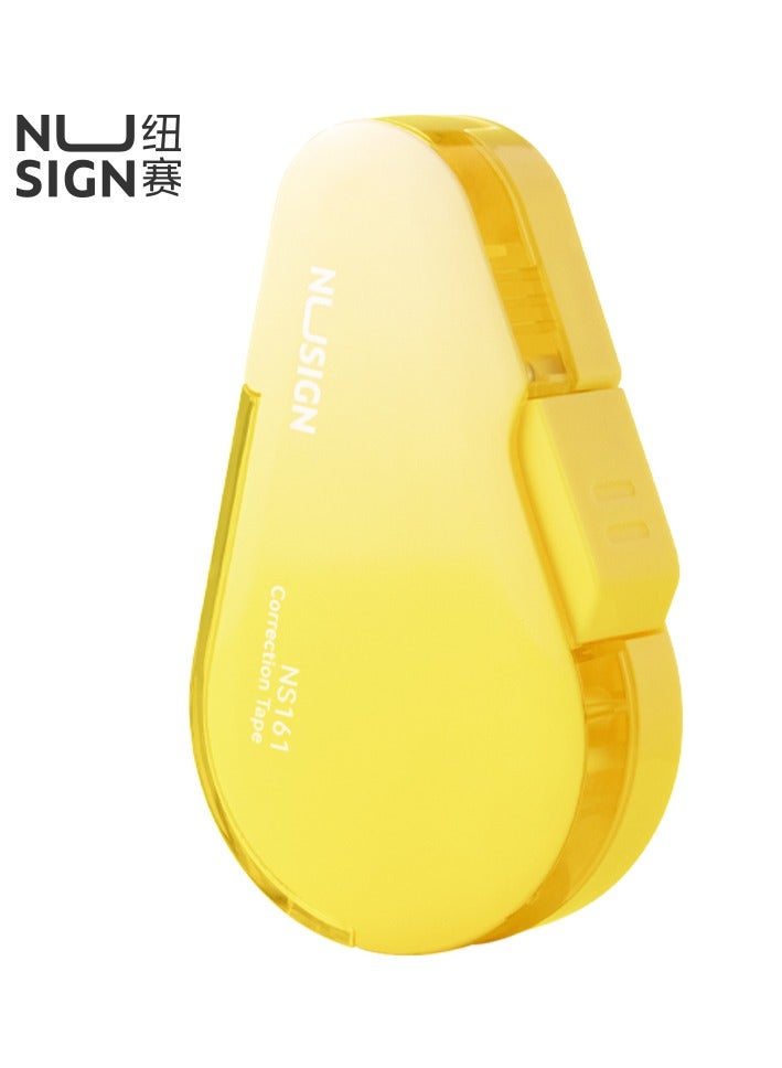 Deli شريط تصحيح عالي التغطية Deli NS161 5 مم × 6 م، مقاوم للحبر وسطح منحني، ذهبي