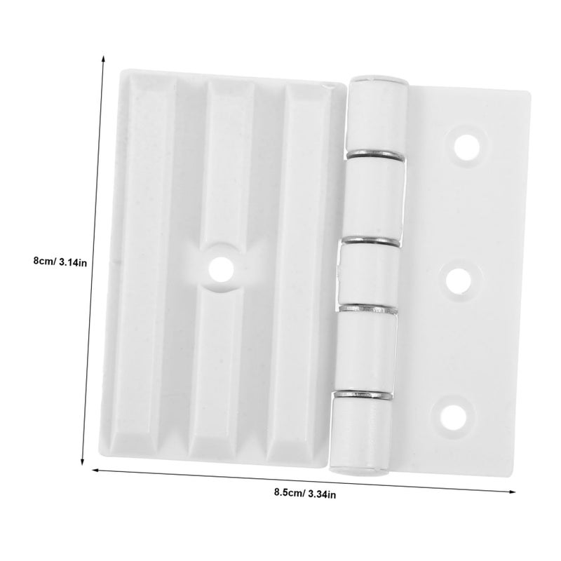 Healifty Multi Function Door Hinge Replacement For Steam Glass Doors White Smooth Polished Surface - Image 3