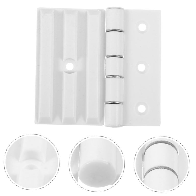 Healifty Multi Function Door Hinge Replacement For Steam Glass Doors White Smooth Polished Surface - Image 5