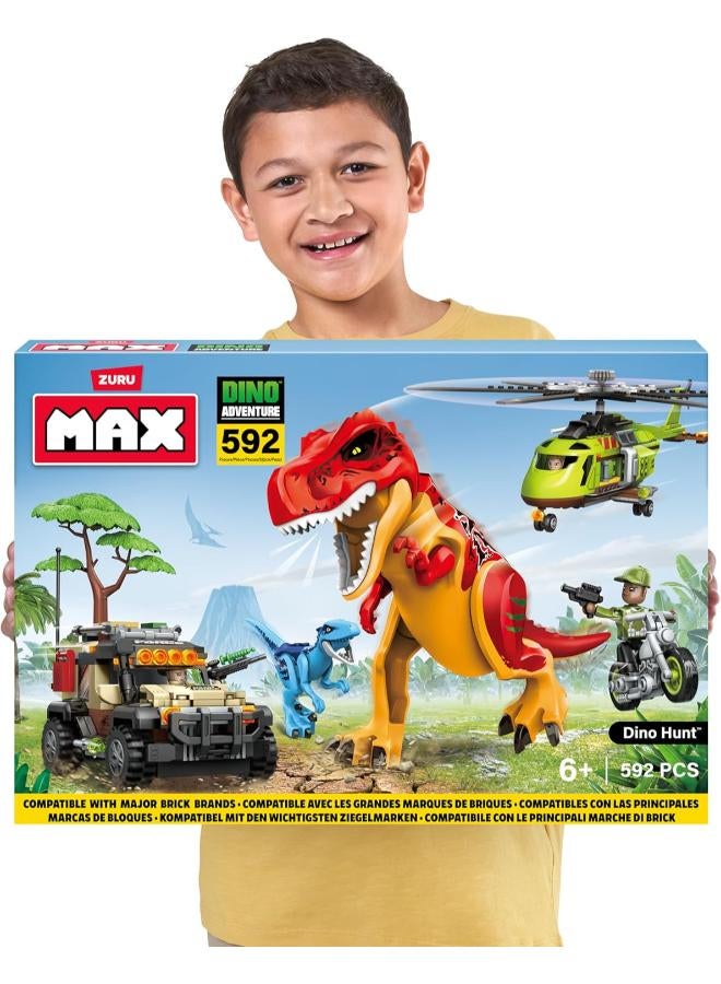 ZURU MAX Build More Dino Adventure Dino Hunt (571 Pieces) - Image 3