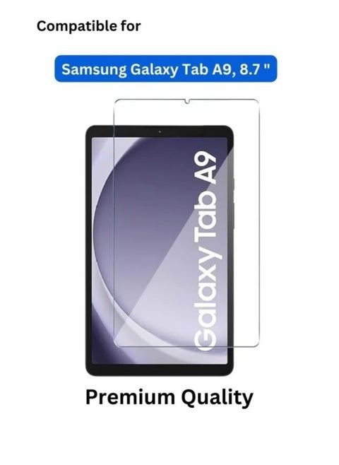 Tablet Screen Protector glass For Samsung Galaxy Tab A9 8.7 inch Clear