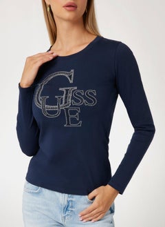 GUESS Crew Neck Graphic T-Shirt  - Image 3