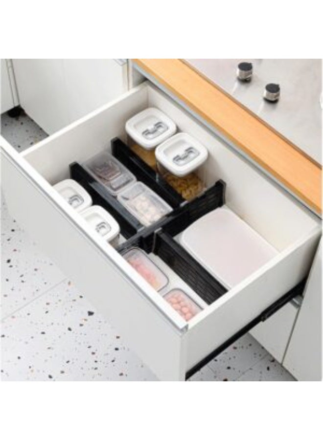 Expandable Multi-Purpose Plastic Drawer Divider – Adjustable Organizer for Kitchen, Closet, Office, and More  - Image 2