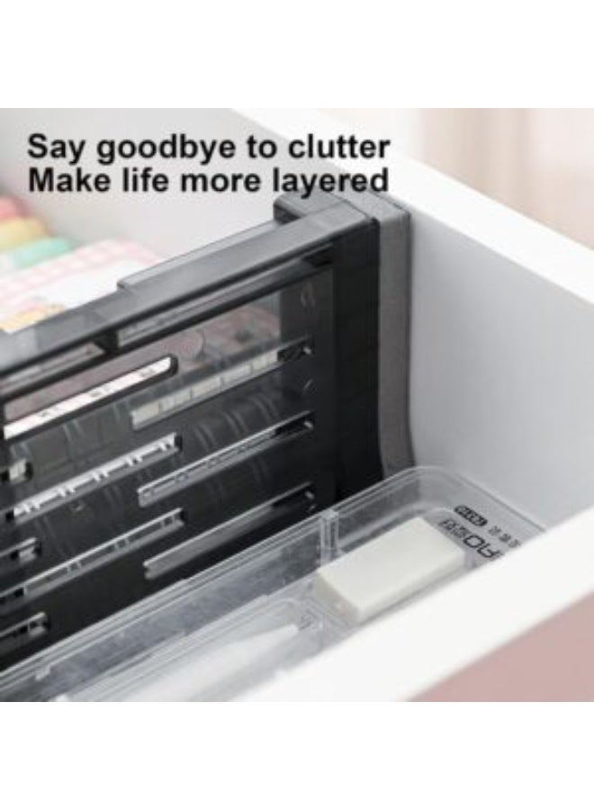 Expandable Multi-Purpose Plastic Drawer Divider – Adjustable Organizer for Kitchen, Closet, Office, and More  - Image 5