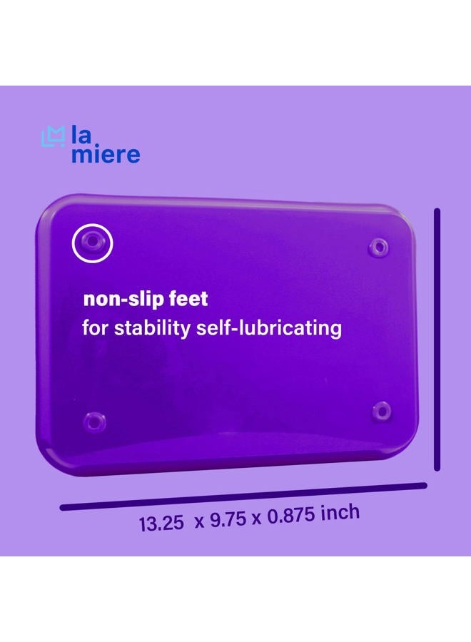 LA MIERE Autoclavable Dental Procedure Tray, Flat With Lock, Size B (Ritter), B-Lok Plastic Trays Instruments, 13.25 X 9.75 0.875 in. (1, Purple) - Image 2