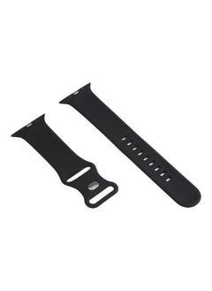 Replacement Band for Apple Watch Series 1/2/3/4/5/6/SE 42/44mm Black - High Quality, Lightweight, Stylish & Durable