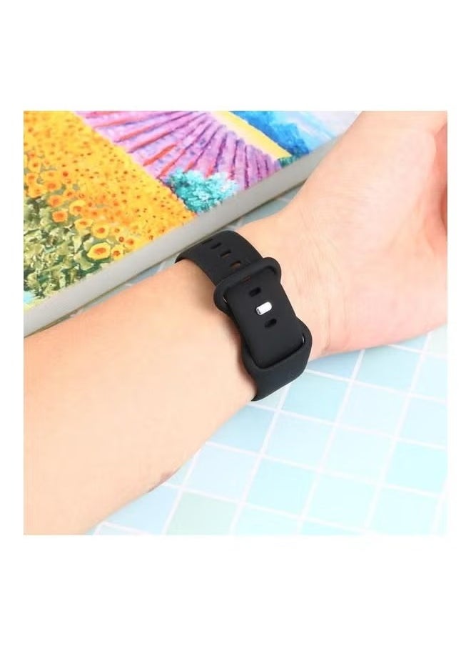 Generic - Replacement Band for Apple Watch Series 1/2/3/4/5/6/SE 42/44mm Black - High Quality, Lightweight, Stylish & Durable - Image 1