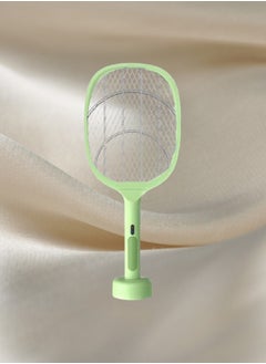 HaveDream Electric Mosquito Swatter, Mosquito Lamp Two-In-One, USB Rechargeable, LED Fly Killer Lamp,(8 Lights) Frosted Dark Green  - Image 2