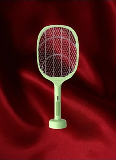 HaveDream Electric Mosquito Swatter, Mosquito Lamp Two-In-One, USB Rechargeable, LED Fly Killer Lamp,(8 Lights) Frosted Dark Green  - Image 5