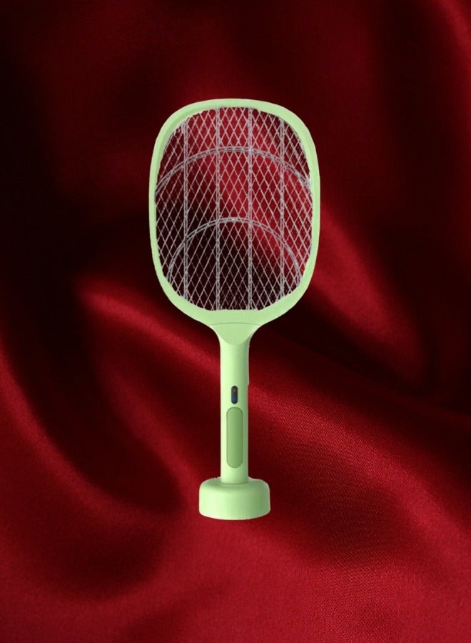 HaveDream Electric Mosquito Swatter, Mosquito Lamp Two-In-One, USB Rechargeable, LED Fly Killer Lamp,(8 Lights) Frosted Dark Green  - Image 5