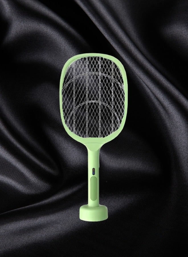 HaveDream Electric Mosquito Swatter, Mosquito Lamp Two-In-One, USB Rechargeable, LED Fly Killer Lamp,(8 Lights) Frosted Dark Green  - Image 3