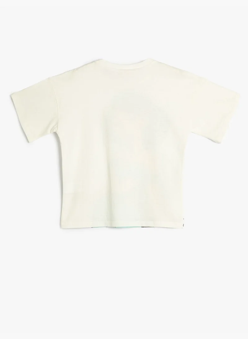KOTON Princess Scheherazade T-Shirt Licensed Short Sleeve Crew Neck Cotton