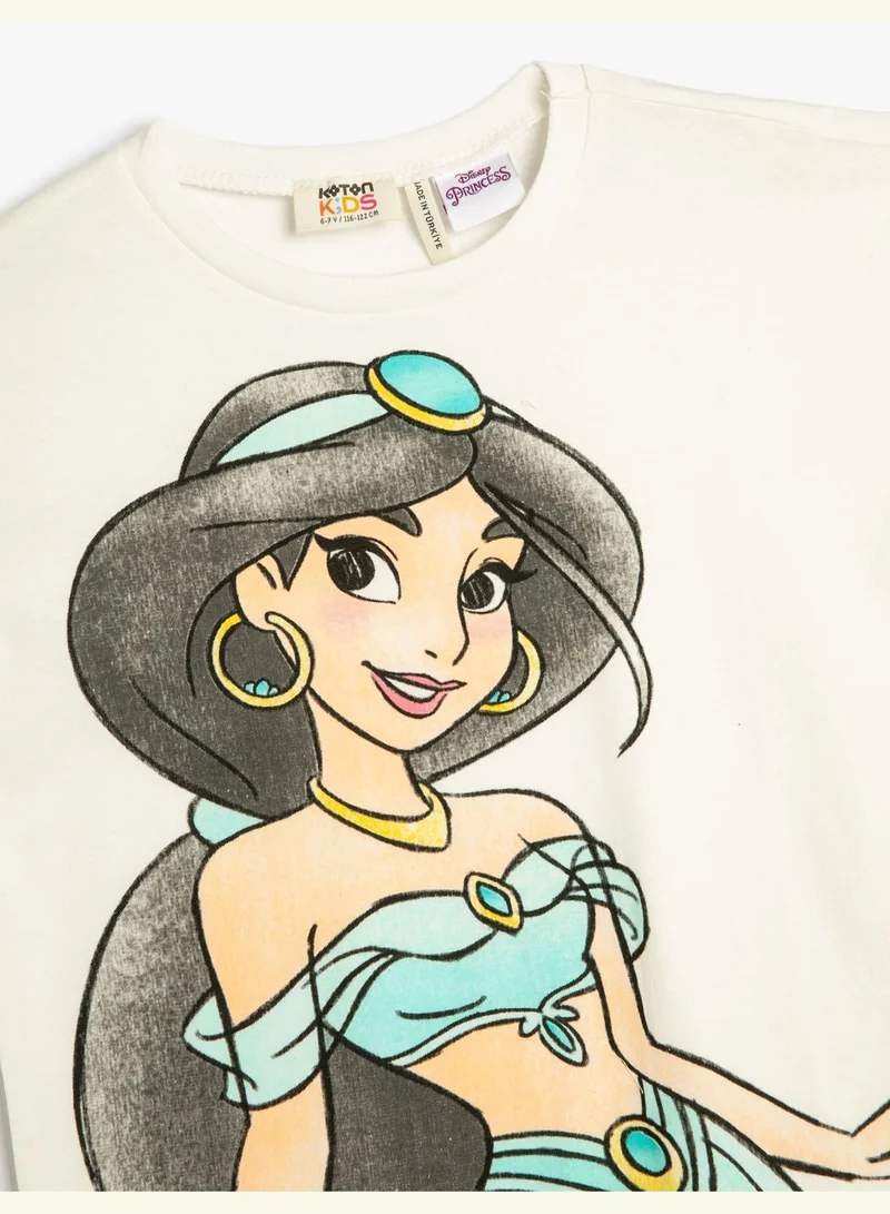 KOTON Princess Scheherazade T-Shirt Licensed Short Sleeve Crew Neck Cotton