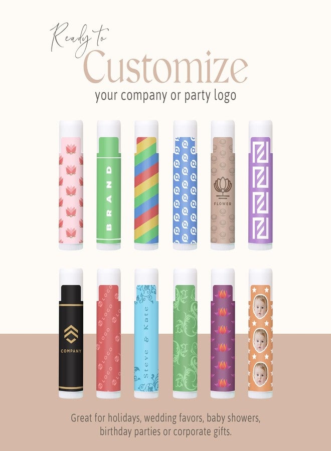 Bella Donna Lip Balm Bulk Unlabeled - Made in USA 150 Pack Peppermint Bulk Chapstick - Natural Ingredients Vitamin E Shea Butter - Custom Chapstick Bulk For Party & Wedding Favors - Image 3